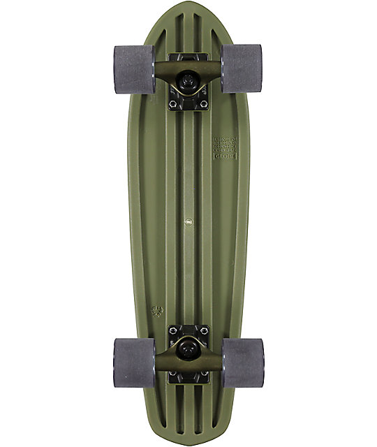 Globe Bantam 24" Army Green Cruiser Complete Skateboard